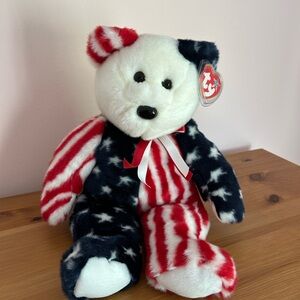 Ty Original Beanie Buddy "Spangle" Bear